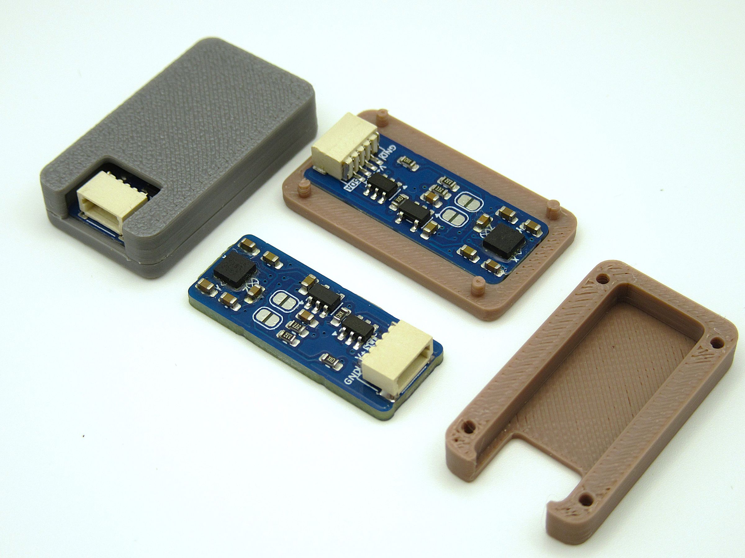TM8 Lab MMC5983MA compass module and protective enclosure